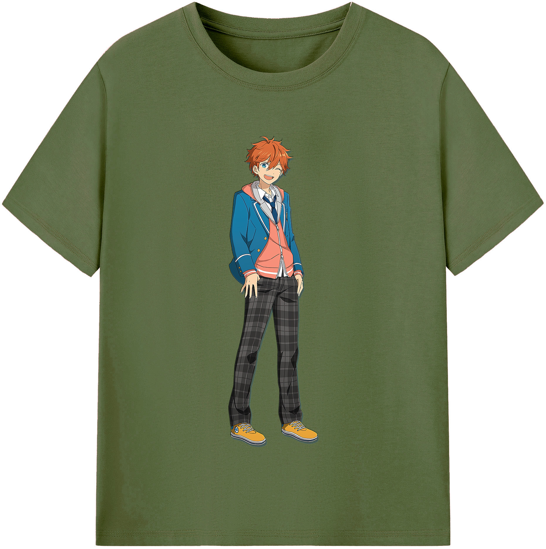 （画像用） あんさんぶるスターズ! Ensemble Stars 綿100％半袖Tシャツ（フロントプリント）